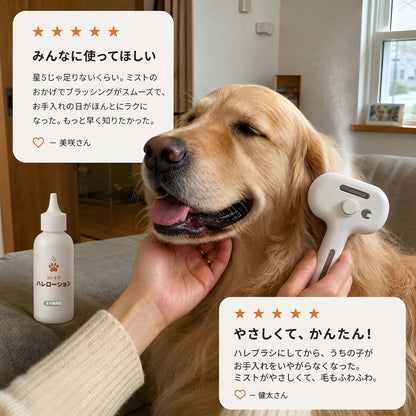 コトナデ™ ハレブラシ＋ハレローション セット