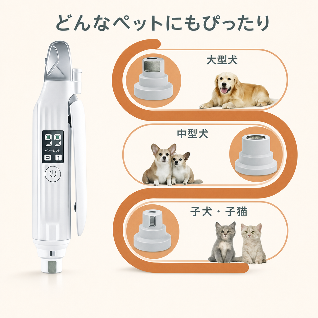 コトナデ™ ハレツメケア（爪切り＆やすり一体型）