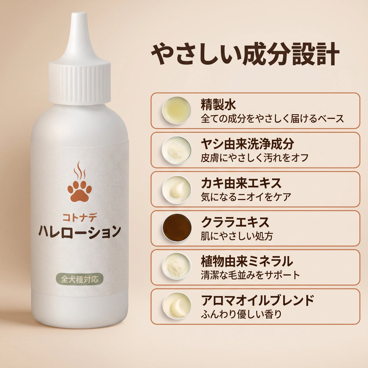 コトナデ™ ハレブラシ＋ハレローション セット